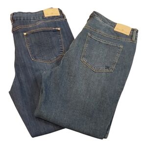 Seven7 Jean High Rise Tummyless Skinny & Skinny Fit Womens Denim Bundle Size 16